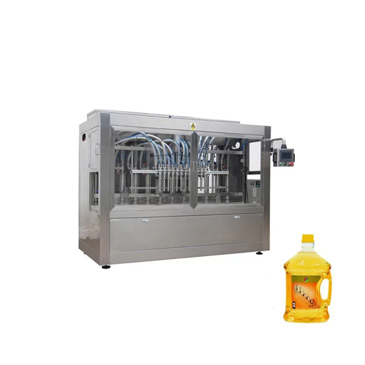 Máy chiết rót chai dầu hướng dương 1L