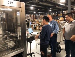 Sau khi bán máy móc lắp đặt.